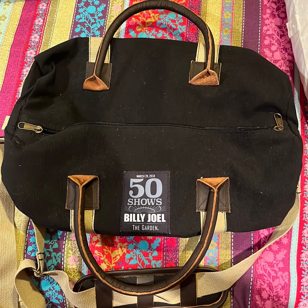 Billy Joel 50 Shows Duffle Bag